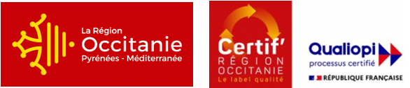 logo Région Occitanie + Certif'Région